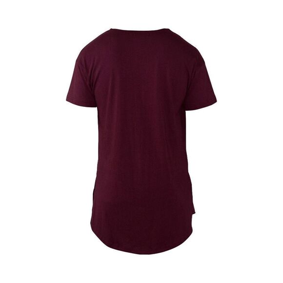 Extended Short Sleeve- Burgundy Size Small - Picture 2 of 2